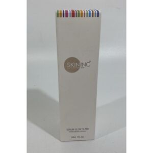 Skin Inc Serum Glow Filter Gold Hibiscus Extract Makeup Base- 1 oz New!